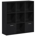 vidaXL Bibliotecă, stejar negru, 98x29x97,5 cm, lemn prelucrat vidaXL Bibliotecă, stejar negru, 98x29x97,5 cm, lemn prelucrat
