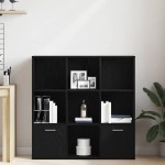 vidaXL Bibliotecă, stejar negru, 98x29x97,5 cm, lemn prelucrat vidaXL Bibliotecă, stejar negru, 98x29x97,5 cm, lemn prelucrat