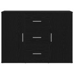 vidaXL Bufetă Stejar negru 91x29,5x65 cm Lemn prelucrat vidaXL Bufetă Stejar negru 91x29,5x65 cm Lemn prelucrat