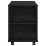 vidaXL Dulap TV cu roți stejar negru 102x34,5x43 cm lemn prelucrat vidaXL Dulap TV cu roți stejar negru 102x34,5x43 cm lemn prelucrat