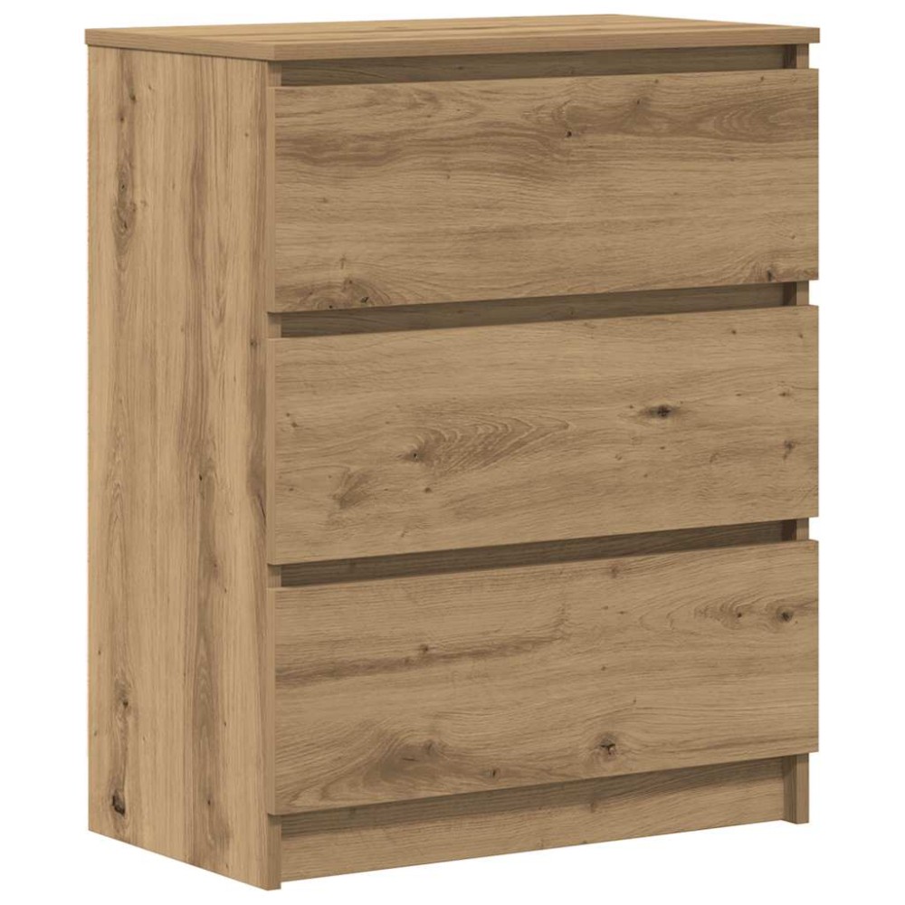vidaXL Servantă, stejar artizanal, 60x35x76 cm, lemn prelucrat