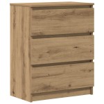 vidaXL Servantă, stejar artizanal, 60x35x76 cm, lemn prelucrat