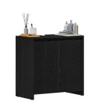 vidaXL Dulap de baie stejar negru 60x33x60 cm lemn prelucrat vidaXL Dulap de baie stejar negru 60x33x60 cm lemn prelucrat