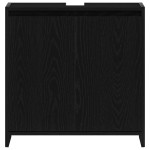 vidaXL Dulap de baie stejar negru 60x33x60 cm lemn prelucrat vidaXL Dulap de baie stejar negru 60x33x60 cm lemn prelucrat