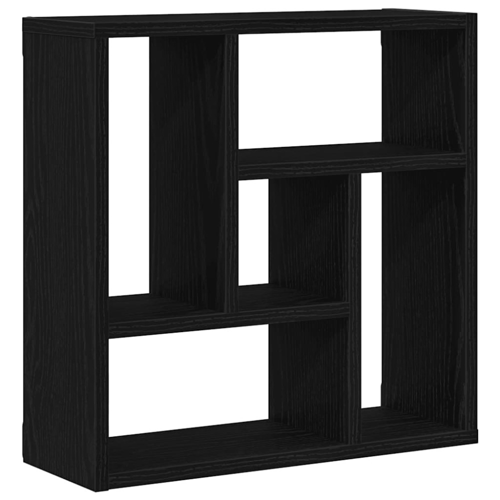 vidaXL Raft de perete Stejar negru 45x16x45 cm Lemn prelucrat