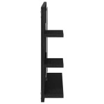 vidaXL Oglindă de baie Stejar negru 60x10,5x45 cm lemn prelucrat