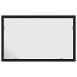 vidaXL Oglindă de baie cu lumini LED, stejar negru, 60x8,5x37 cm