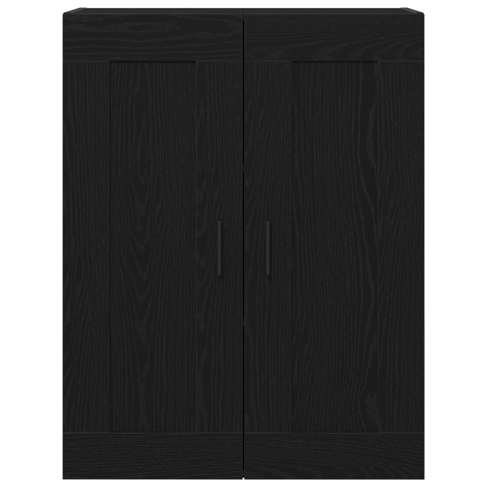 Dulap Montat pe Perete din Stejar Negru 69,5x34x90 cm Lemn Prelucrat