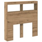 vidaXL Dulap pentru tăblie cu LED Stejar Artisan 100x17x102 cm vidaXL Dulap pentru tăblie cu LED Stejar Artisan 100x17x102 cm