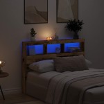 vidaXL Dulap pentru tăblie cu LED Lemn vechi 140x17x102 cm vidaXL Dulap pentru tăblie cu LED Lemn vechi 140x17x102 cm
