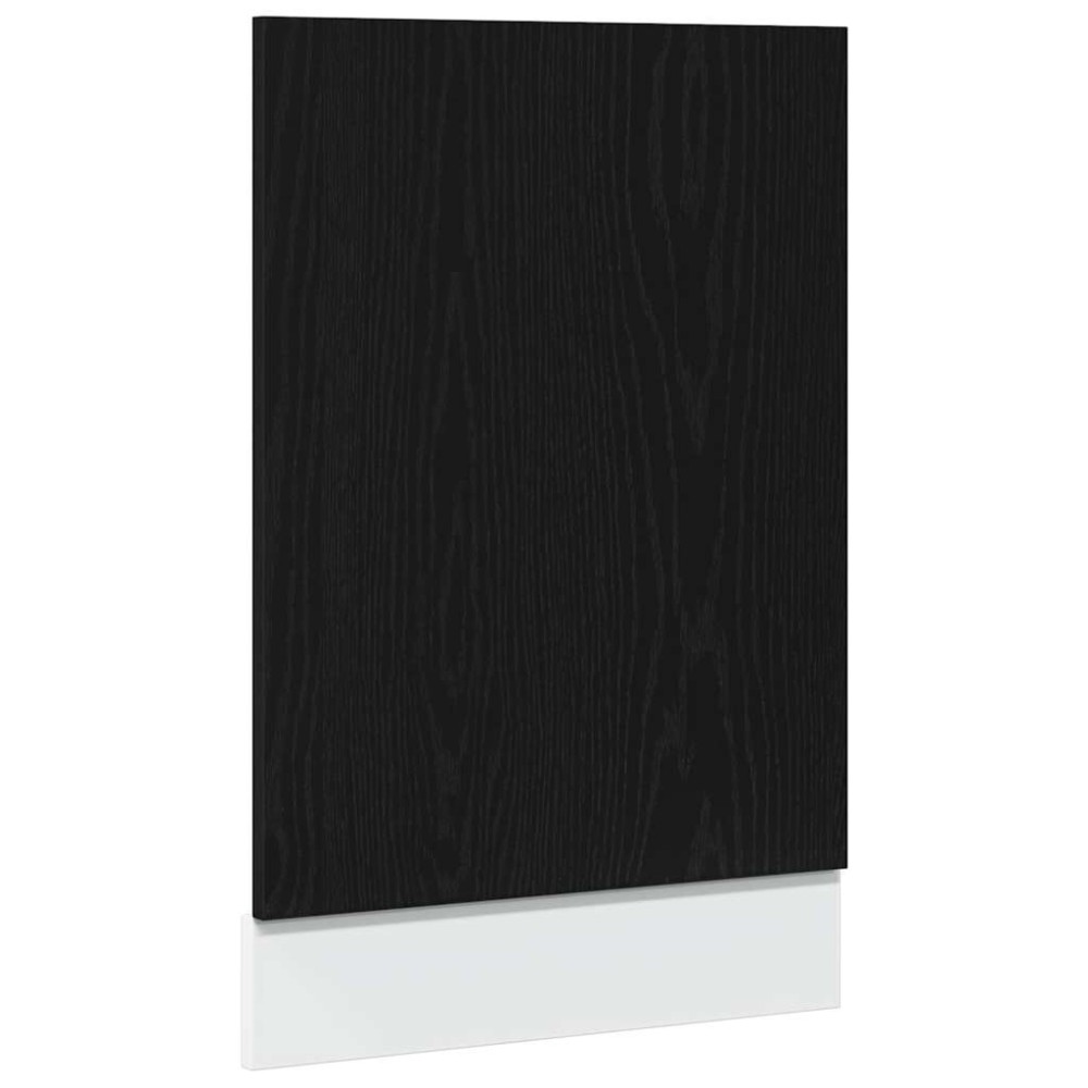 vidaXL Panou mașină spălat vase “Lyon”, stejar negru, 45x1,5x67 cm