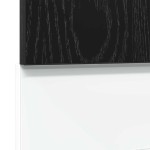 vidaXL Panou mașină spălat vase “Lyon”, stejar negru, 45x1,5x67 cm
