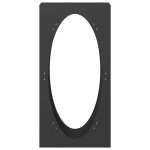 vidaXL Suport pentru lemne de foc negru Oțel laminat la rece