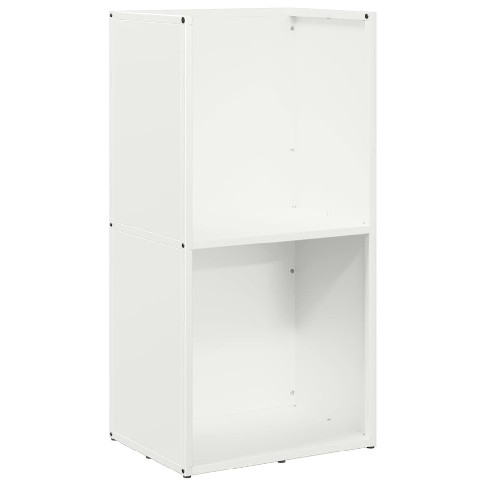 vidaXL Suport pentru lemne de foc alb 40x30x80 cm Oțel laminat la rece