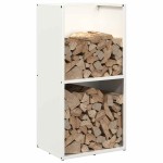 vidaXL Suport pentru lemne de foc alb 40x30x80 cm Oțel laminat la rece vidaXL Suport pentru lemne de foc alb 40x30x80 cm Oțel laminat la rece