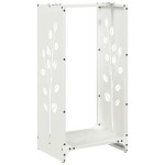 vidaXL Suport pentru lemne de foc alb 40x30x80 cm Oțel laminat la rece vidaXL Suport pentru lemne de foc alb 40x30x80 cm Oțel laminat la rece