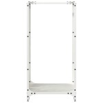 vidaXL Suport pentru lemne de foc alb 40x30x80 cm Oțel laminat la rece vidaXL Suport pentru lemne de foc alb 40x30x80 cm Oțel laminat la rece