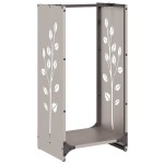 vidaXL Suport pentru lemne de foc 40x30x80 cm Oțel pentru intemperii vidaXL Suport pentru lemne de foc 40x30x80 cm Oțel pentru intemperii