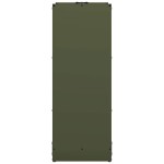 vidaXL Suport pentru lemne de foc Verde măsline Oțel laminat la rece