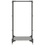 vidaXL Suport pentru lemne de foc 40x30x80 cm oțel inoxidabil