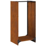 vidaXL Suport pentru lemne de foc 40x30x80 cm Oțel pentru intemperii vidaXL Suport pentru lemne de foc 40x30x80 cm Oțel pentru intemperii
