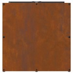 vidaXL Suport pentru lemne de foc 40x40x40 cm Oțel pentru intemperii vidaXL Suport pentru lemne de foc 40x40x40 cm Oțel pentru intemperii