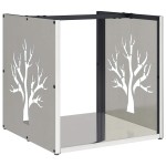 vidaXL Suport pentru lemne de foc 40x40x40 cm oțel inoxidabil vidaXL Suport pentru lemne de foc 40x40x40 cm oțel inoxidabil