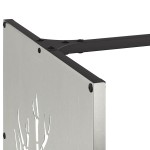 vidaXL Suport pentru lemne de foc 40x40x40 cm oțel inoxidabil vidaXL Suport pentru lemne de foc 40x40x40 cm oțel inoxidabil