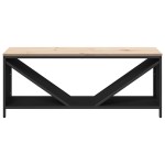 vidaXL Suport pentru lemne de foc cu blat lemn negru 100,5x35,5x40 cm vidaXL Suport pentru lemne de foc cu blat lemn negru 100,5x35,5x40 cm