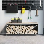 vidaXL Suport pentru lemne de foc cu blat lemn alb 100,5x35,5x40 cm vidaXL Suport pentru lemne de foc cu blat lemn alb 100,5x35,5x40 cm