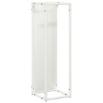 vidaXL Suport pentru lemne de foc alb 25x25x80 cm Oțel laminat la rece vidaXL Suport pentru lemne de foc alb 25x25x80 cm Oțel laminat la rece
