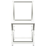 vidaXL Suport pentru lemne de foc alb 50x25x50 cm Oțel laminat la rece vidaXL Suport pentru lemne de foc alb 50x25x50 cm Oțel laminat la rece