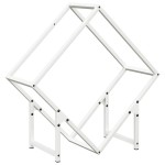 vidaXL Suport pentru lemne de foc alb 60x25x60 cm Oțel laminat la rece vidaXL Suport pentru lemne de foc alb 60x25x60 cm Oțel laminat la rece