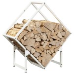vidaXL Suport pentru lemne de foc alb 60x25x60 cm Oțel laminat la rece vidaXL Suport pentru lemne de foc alb 60x25x60 cm Oțel laminat la rece