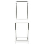vidaXL Suport pentru lemne de foc alb 80x25x80 cm Oțel laminat la rece