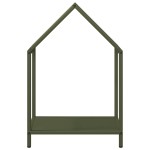 vidaXL Suport pentru lemne de foc Verde măsline Oțel laminat la rece vidaXL Suport pentru lemne de foc Verde măsline Oțel laminat la rece