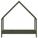 vidaXL Suport pentru lemne de foc Verde măsline Oțel laminat la rece vidaXL Suport pentru lemne de foc Verde măsline Oțel laminat la rece