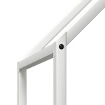 vidaXL Suport pentru lemne de foc alb 60x25x90 cm Oțel laminat la rece