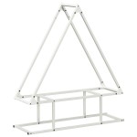vidaXL Suport pentru lemne de foc alb 80x25x90 cm Oțel laminat la rece vidaXL Suport pentru lemne de foc alb 80x25x90 cm Oțel laminat la rece