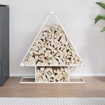 vidaXL Suport pentru lemne de foc alb 80x25x90 cm Oțel laminat la rece vidaXL Suport pentru lemne de foc alb 80x25x90 cm Oțel laminat la rece