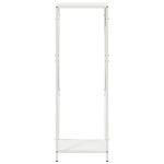 vidaXL Suport pentru lemne de foc alb 34x25x100cm Oțel laminat la rece vidaXL Suport pentru lemne de foc alb 34x25x100cm Oțel laminat la rece