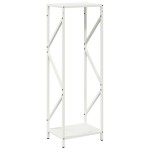 vidaXL Suport pentru lemne de foc alb 34x25x100cm Oțel laminat la rece vidaXL Suport pentru lemne de foc alb 34x25x100cm Oțel laminat la rece