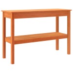 vidaXL Masă de consolă Maro ceruit 110 x 40 x 75 cm Lemn masiv de pin vidaXL Masă de consolă Maro ceruit 110 x 40 x 75 cm Lemn masiv de pin