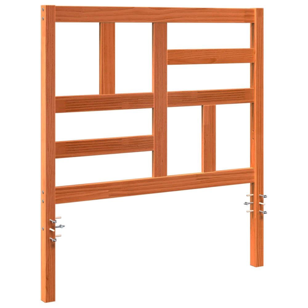 vidaXL Întăritură de pat cu headboard Maro ceruit 105.5 x 4 x 104 cm
