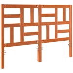 vidaXL Întăritură de pat cu headboard Maro ceruit 145.5 x 4 x 104 cm vidaXL Întăritură de pat cu headboard Maro ceruit 145.5 x 4 x 104 cm