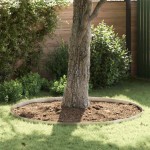 vidaXL Împrejmuire pentru gazon Argintiu 450 x 10 cm Oțel inoxidabil