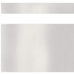 vidaXL Împrejmuire pentru gazon Argintiu 450 x 10 cm Oțel inoxidabil