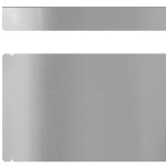 vidaXL Împrejmuire pentru gazon Argintiu 450 x 10 cm Oțel galvanizat vidaXL Împrejmuire pentru gazon Argintiu 450 x 10 cm Oțel galvanizat