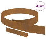 vidaXL Împrejmuire pentru gazon Ruginit 450 x 10 cm vidaXL Împrejmuire pentru gazon Ruginit 450 x 10 cm