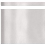 vidaXL Împrejmuire pentru gazon Argintiu 450 x 20 cm Oțel inoxidabil